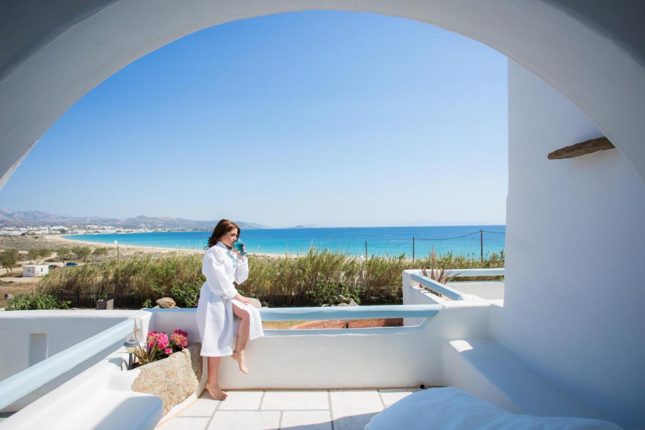 Naxian Riviera Exclusive Seafront Suites, Junior Suite Agios Prokopios (Naxos) Exterior foto