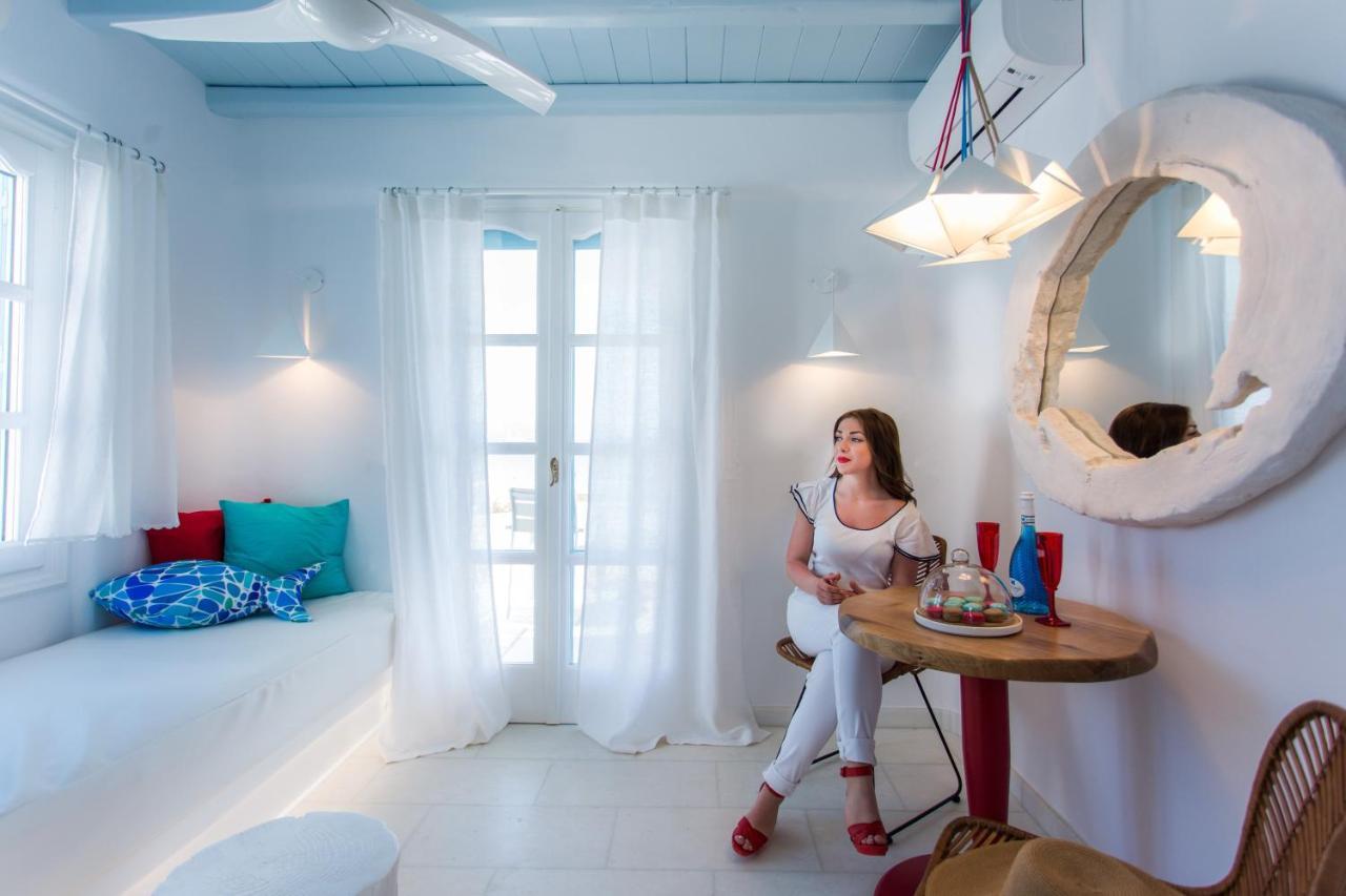 Naxian Riviera Exclusive Seafront Suites, Junior Suite Agios Prokopios (Naxos) Exterior foto